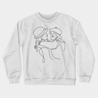 Women Day Line Art Minimal Crewneck Sweatshirt